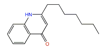 2-Heptyl-4(1H)-quinolinone